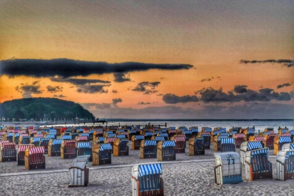 Obj 84 Meerblick Fewo Fuer 2 Bis 3 Personen Strandnah, Wlan Lübeck Exteriör bild